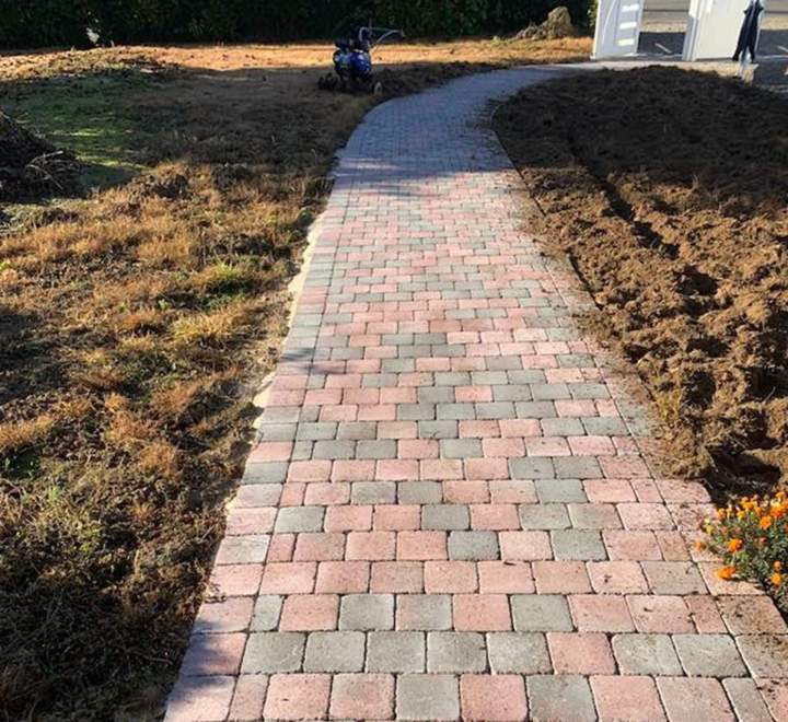 Pavage allée jardin Hesdin